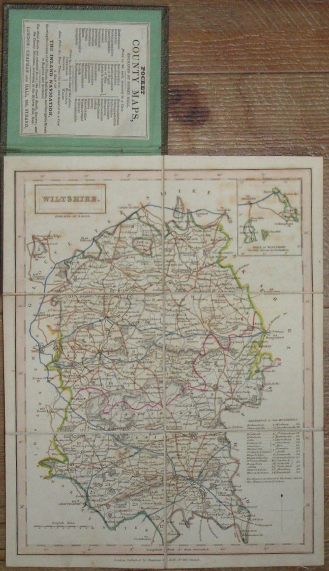 Map of Wiltshire - Hall