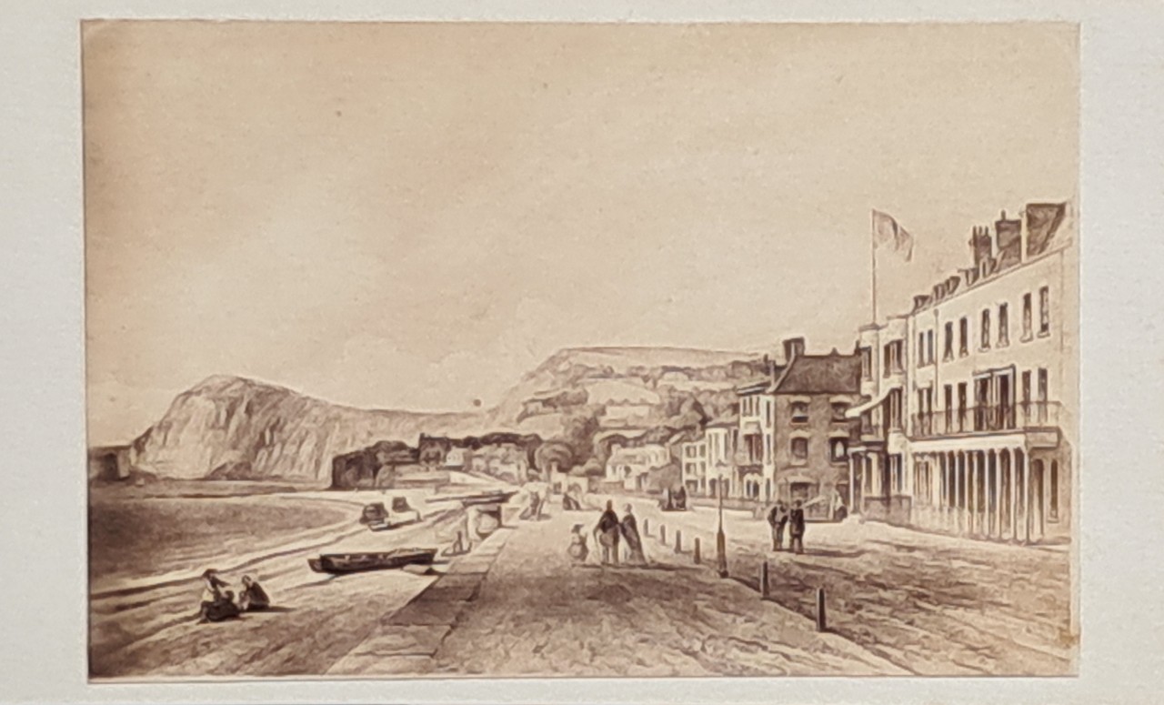 Photograph - Sidmouth. The Esplanade looking West.