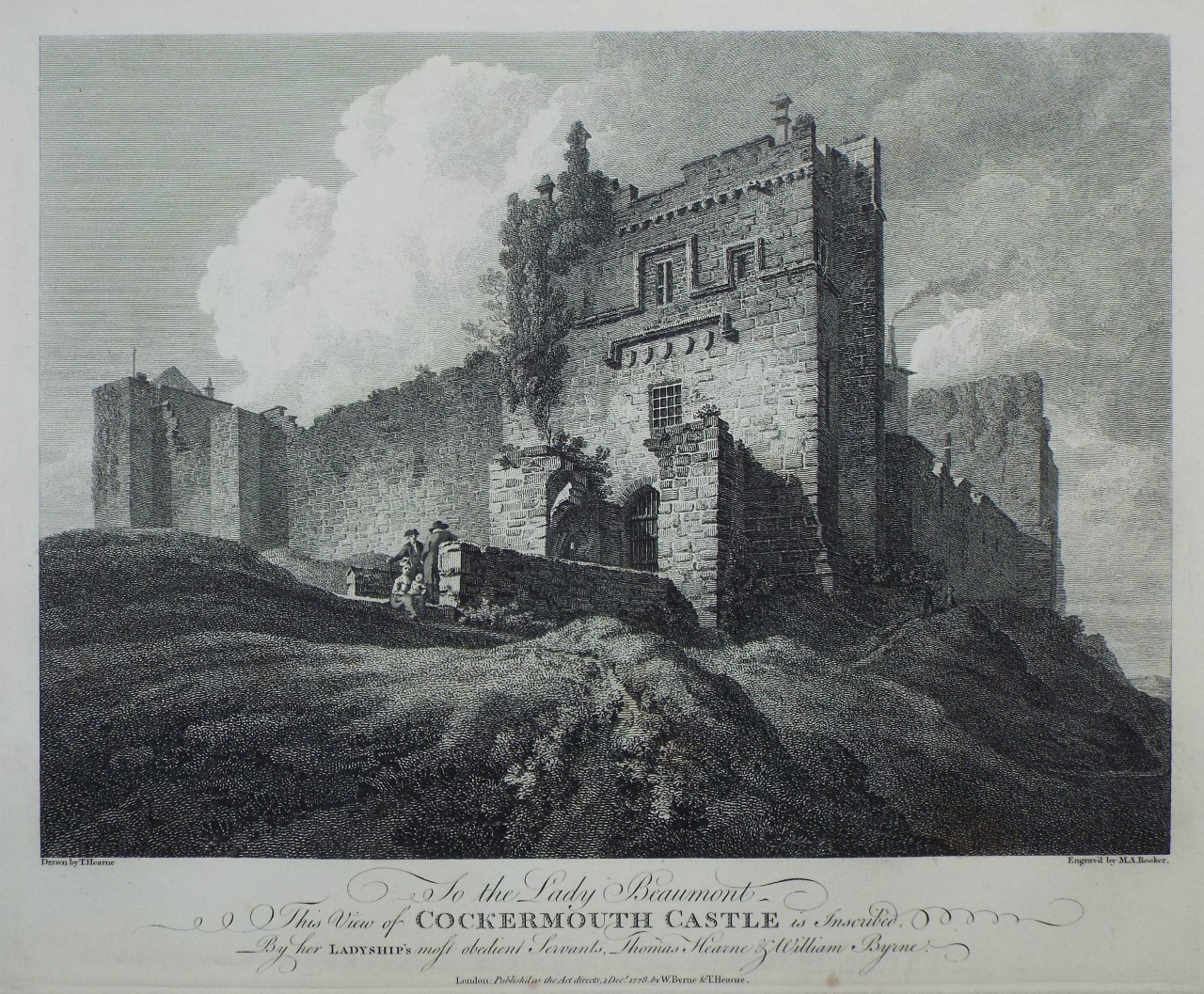 Print - Cockermouth Castle - Rooker