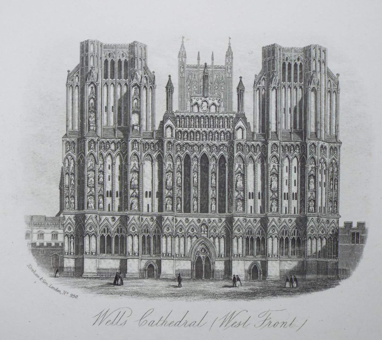 Steel Vignette - Wells Cathedral (West Front) - Kershaw