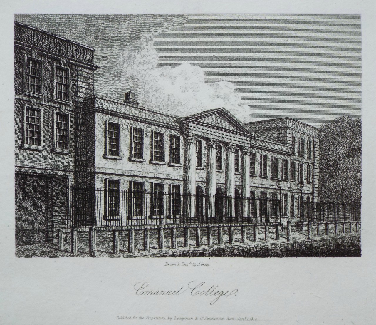 Print - Emmanuel College. - Greig