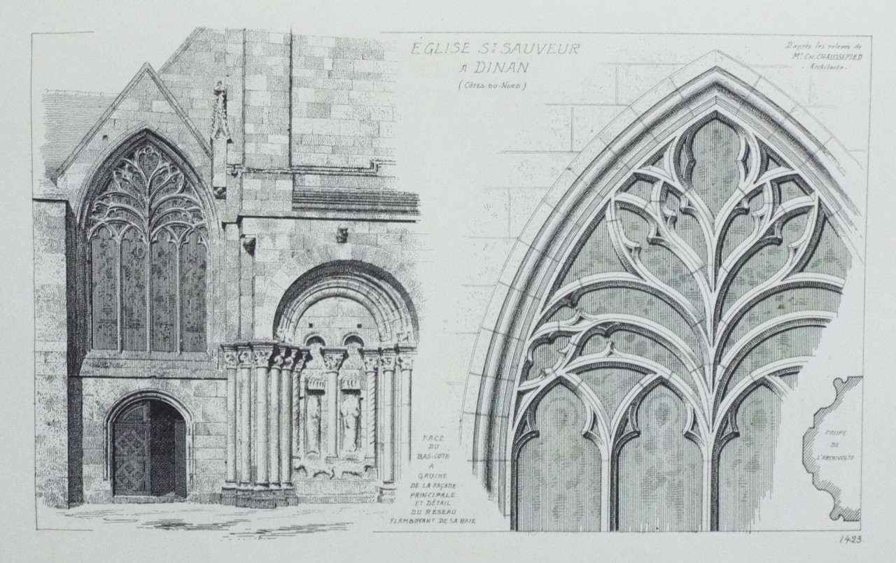 Wood - Eglise St. Sauveur a Dinan (Cotes-du-Nord)