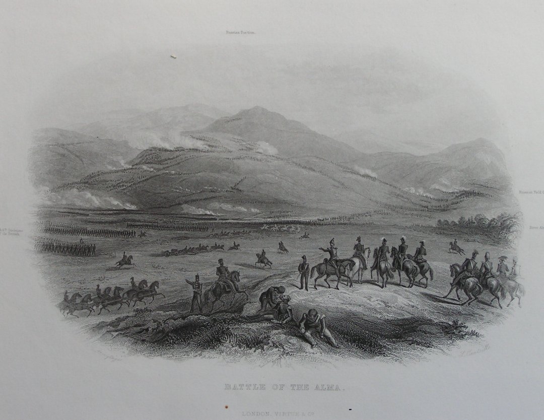 Print - Battle of the Alma. - Cantrill
