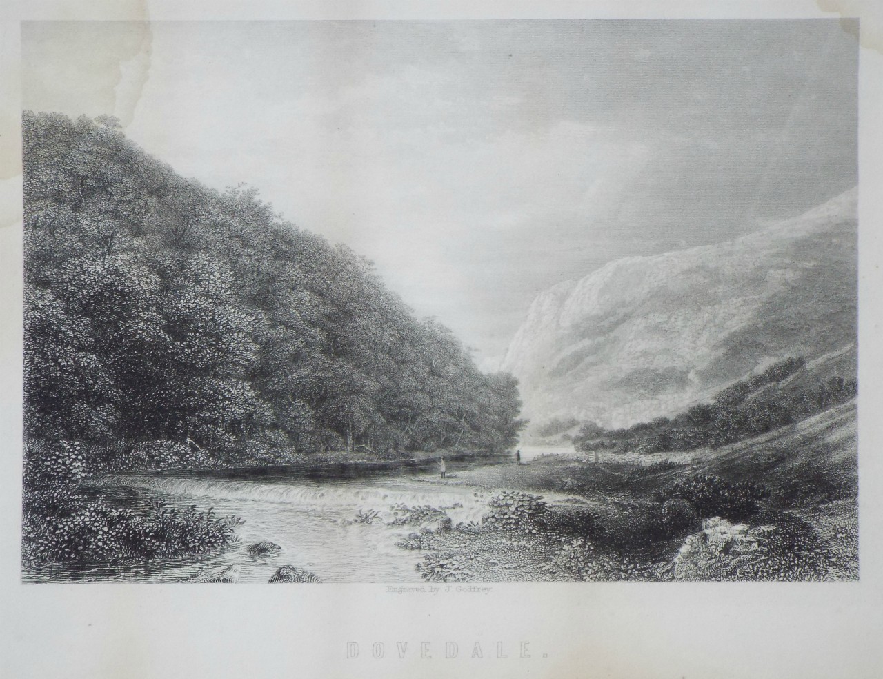 Print - Dovedale. - Godfrey