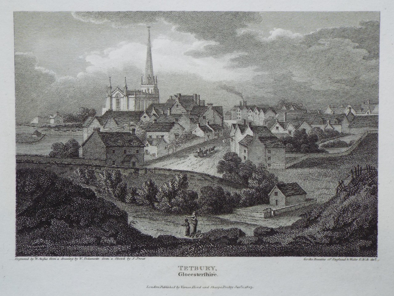 Print - Tetbury, Glocestershire. - Angus