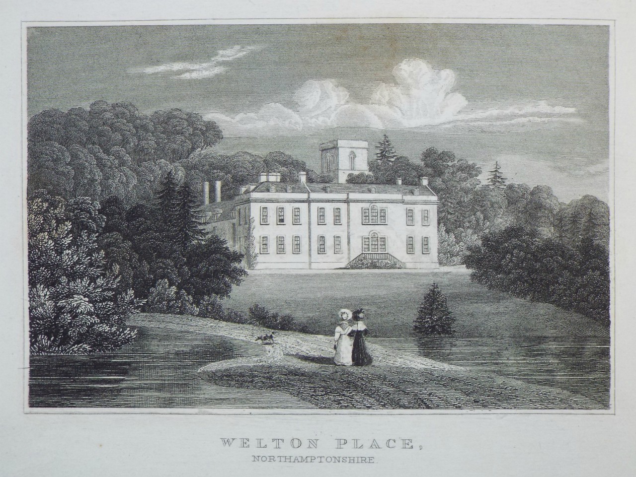 Print - Welton Place, Northamptonshire. - Higham