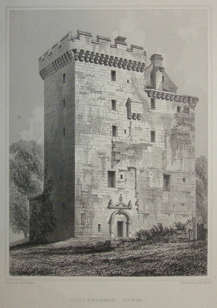 Print - Clackmannan Tower - Le