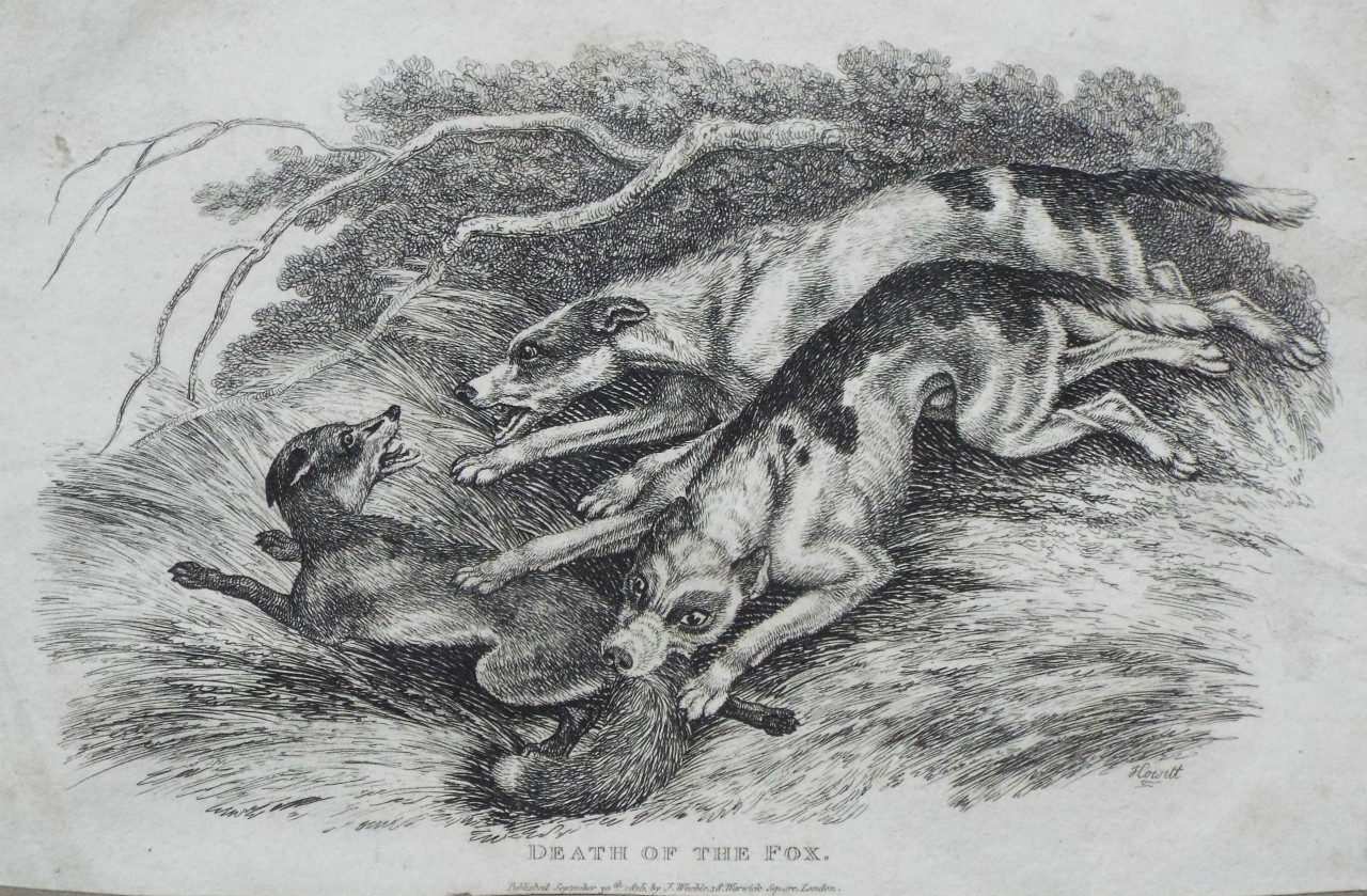 Etching - Death of the Fox - 