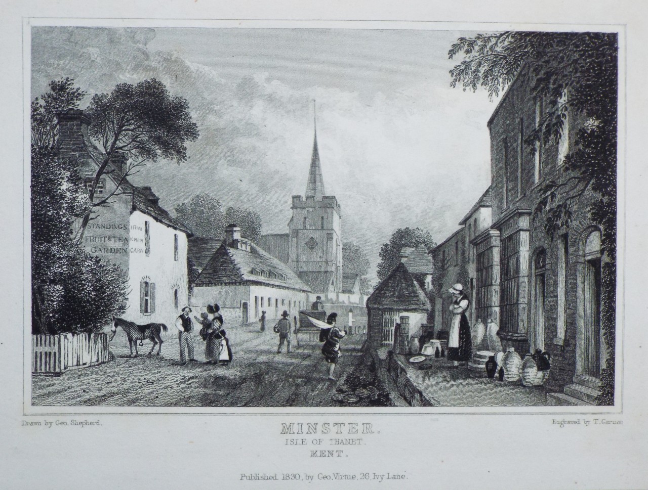 Print - Minster. Isle of Thanet. Kent. - Garner