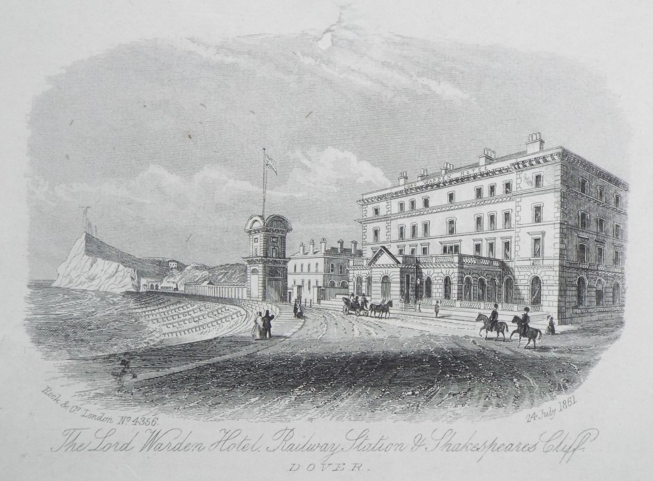 Steel Vignette - The Lord Warden Hotel, Railway Station & Shakespeares Cliff, Dover. - Rock