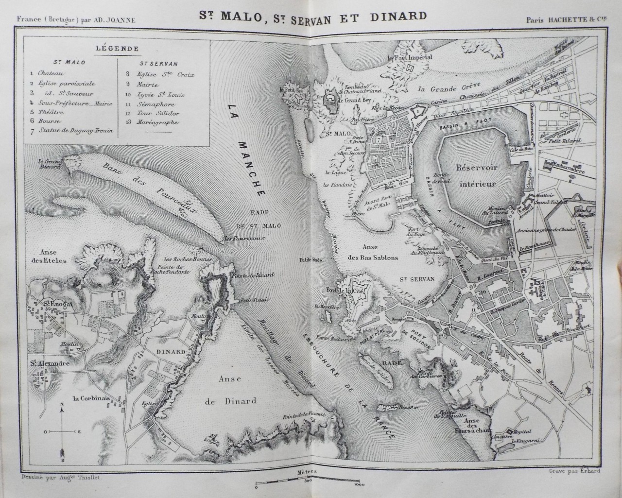 Map of Saint-Malo - Saint-Malo