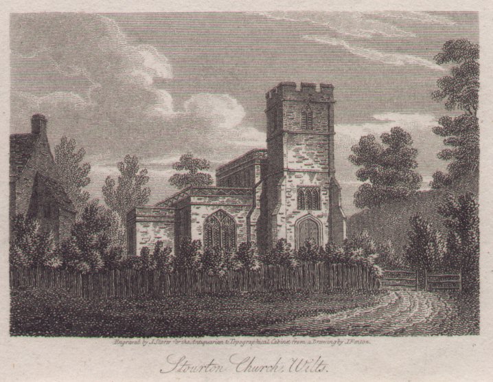 Print - Stourton Church, Wilts. - Storer