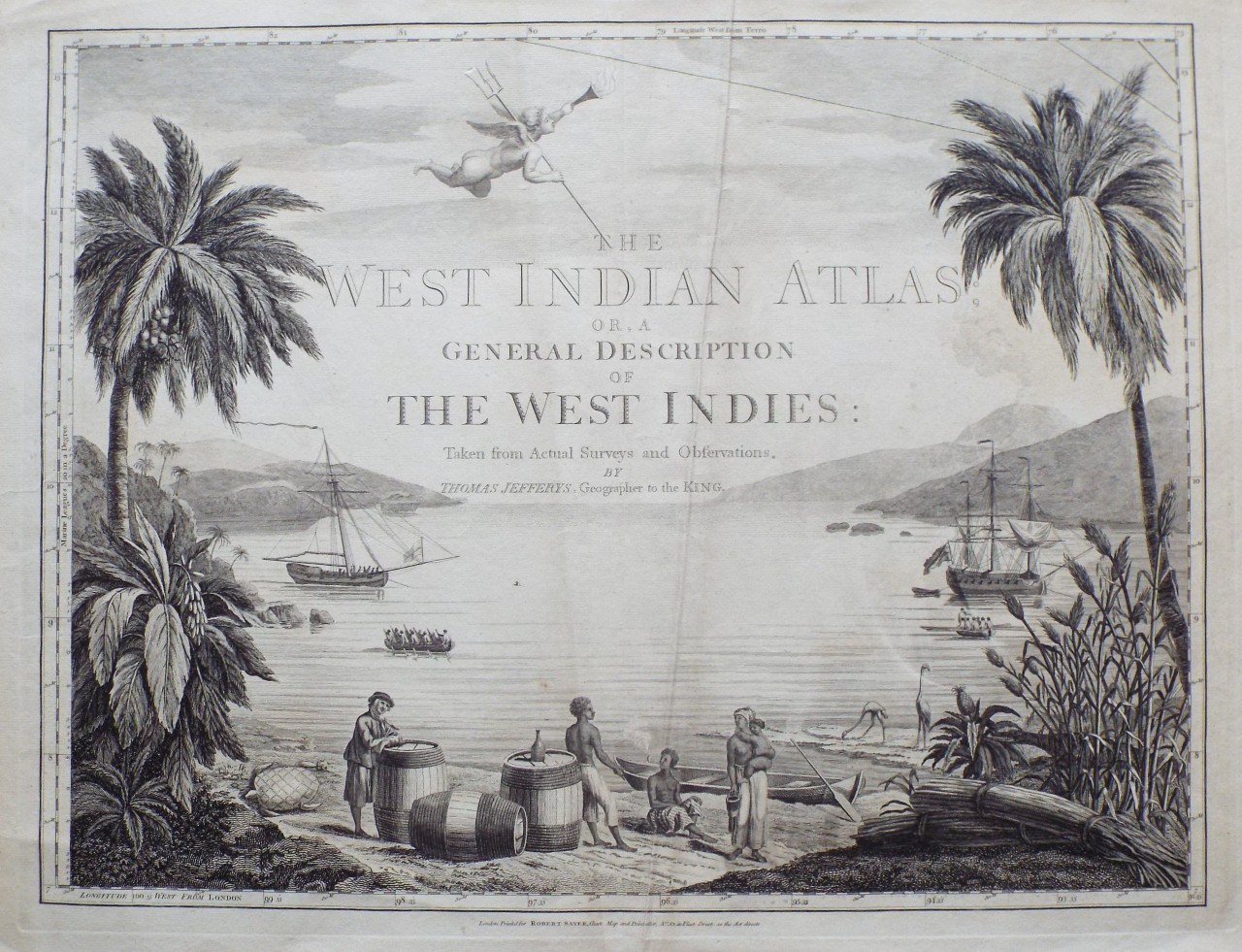 Map of West Indies