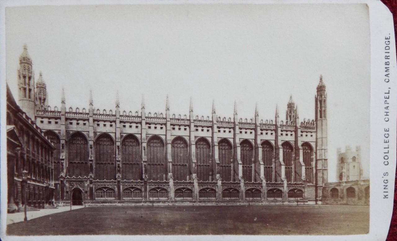 Photograph - King's College Chapel, Cambridge.