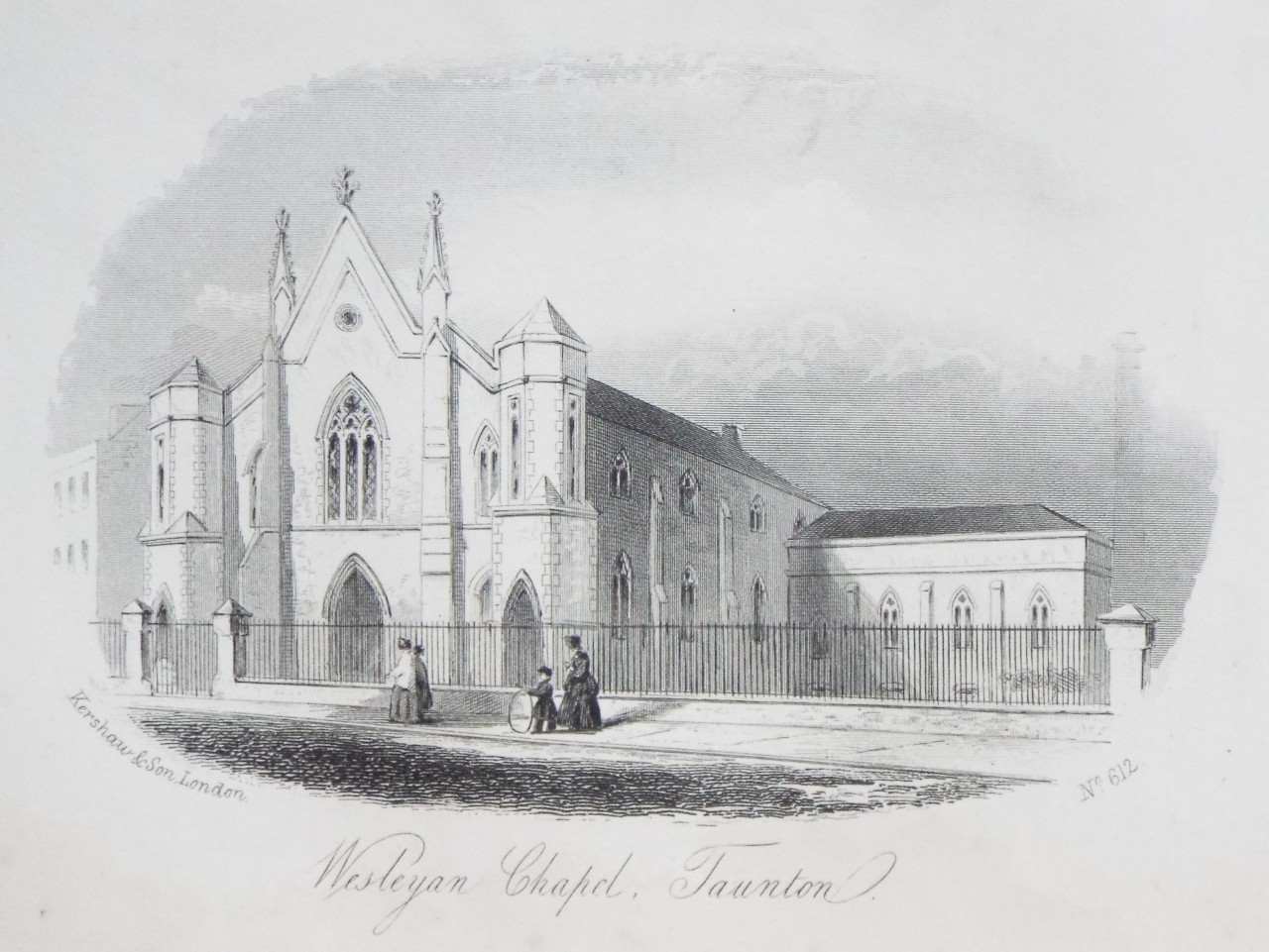 Steel Vignette - Wesleyan Chapel, Taunton. - Kershaw