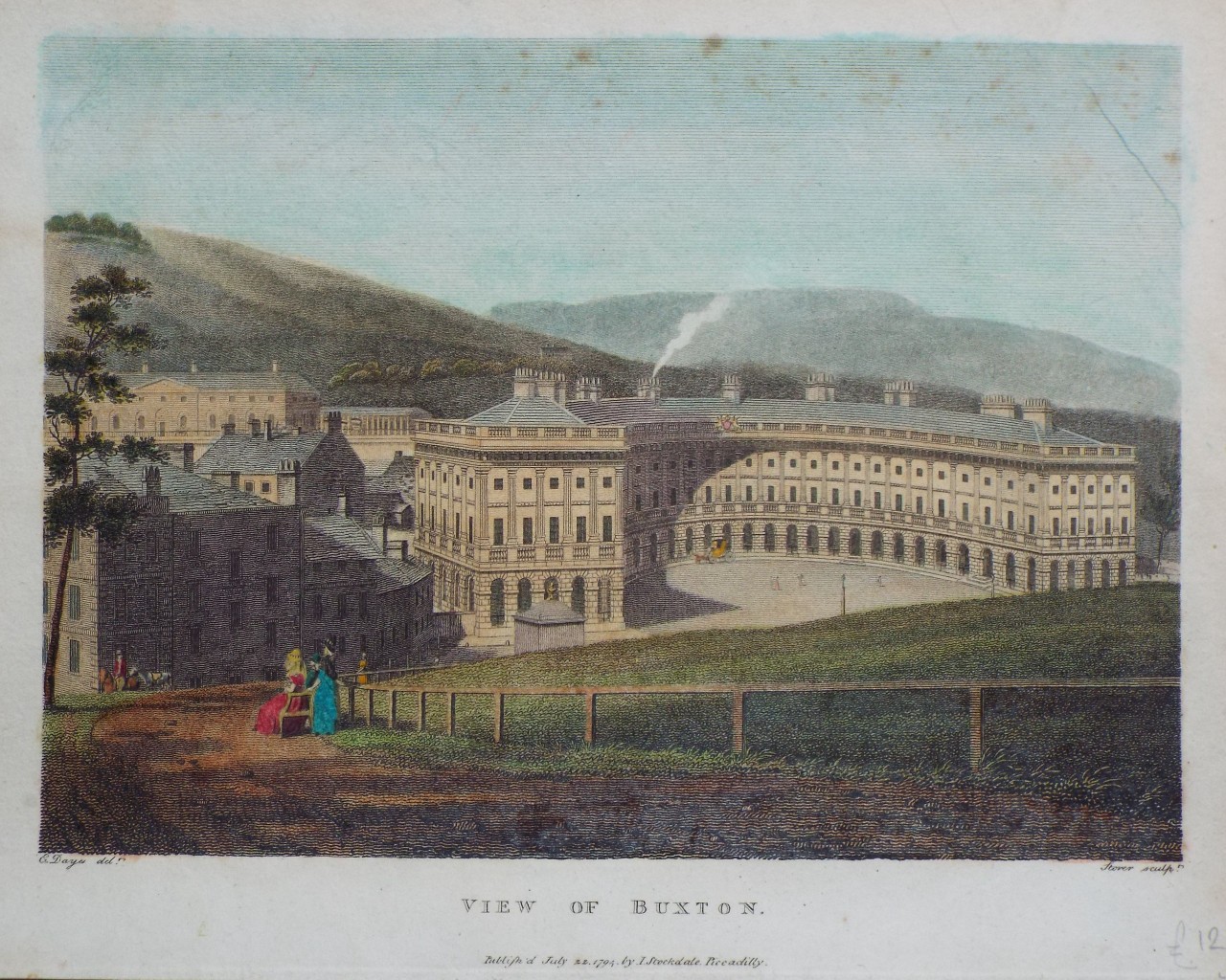 Print - View of Buxton. - 