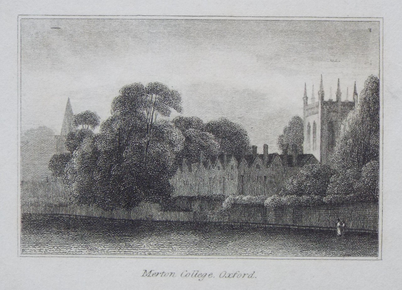 Print - Merton College, Oxford.