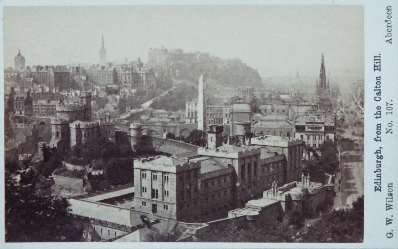 Photograph - Edinburgh, from the Calton Hill.