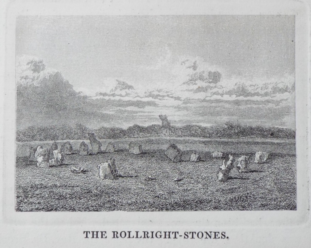 Print - The Rollright Stones.
