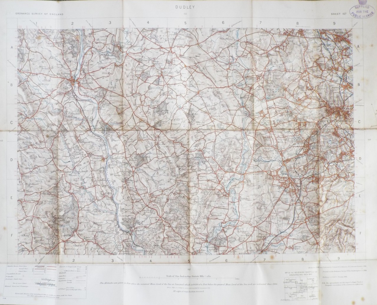 Map of Dudley - Dudley