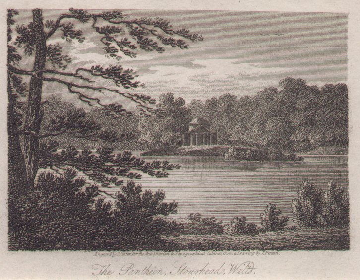 Print - The Pantheon, Stourhead, Wilts. - Storer