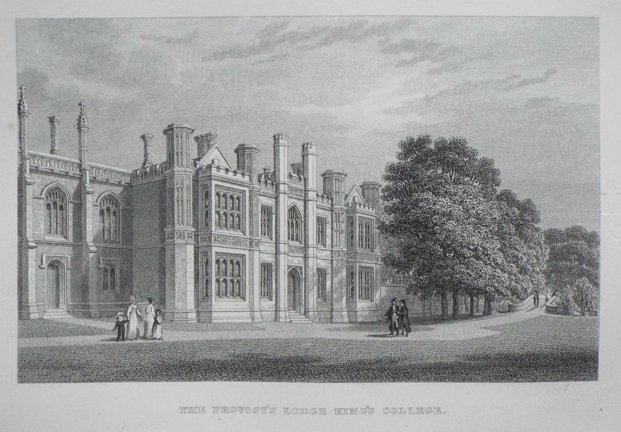 Print - The Provost's Lodge, Kings College.