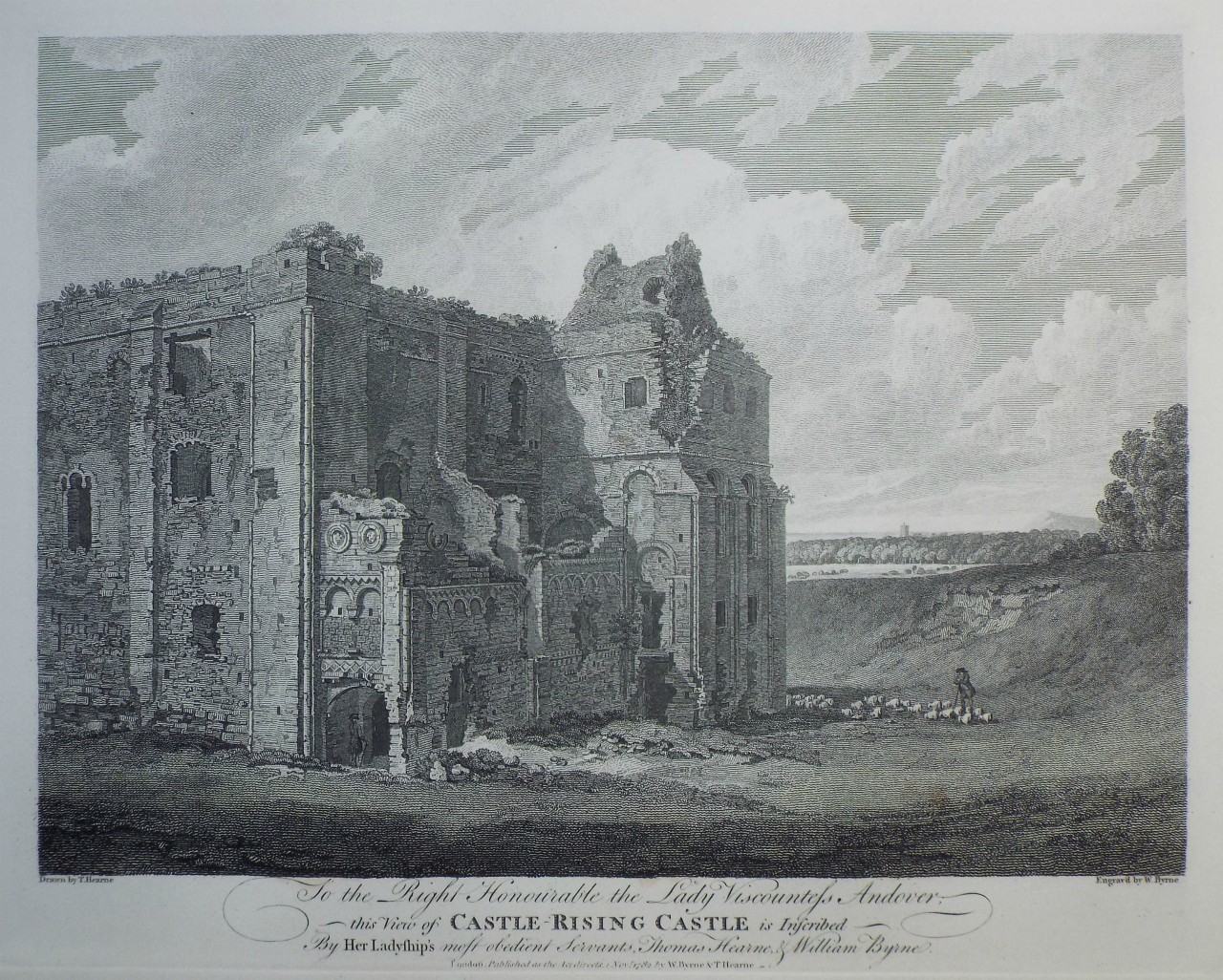 Print - Castle-Rising Castle  - Byrne