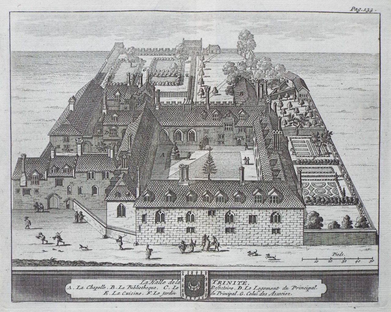 Print - La Halle de la Trinite.