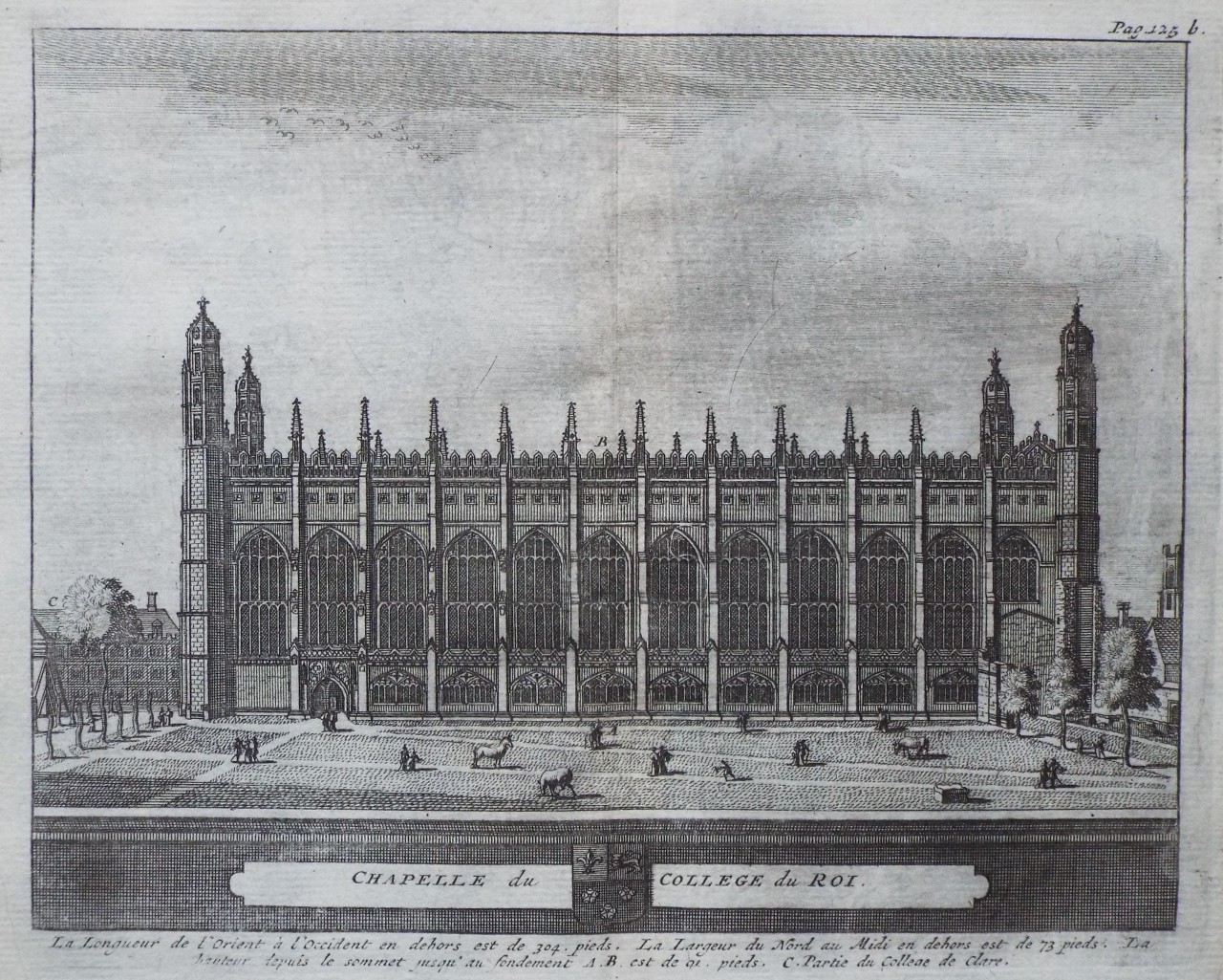 Print - Chapelle de College du Roi.