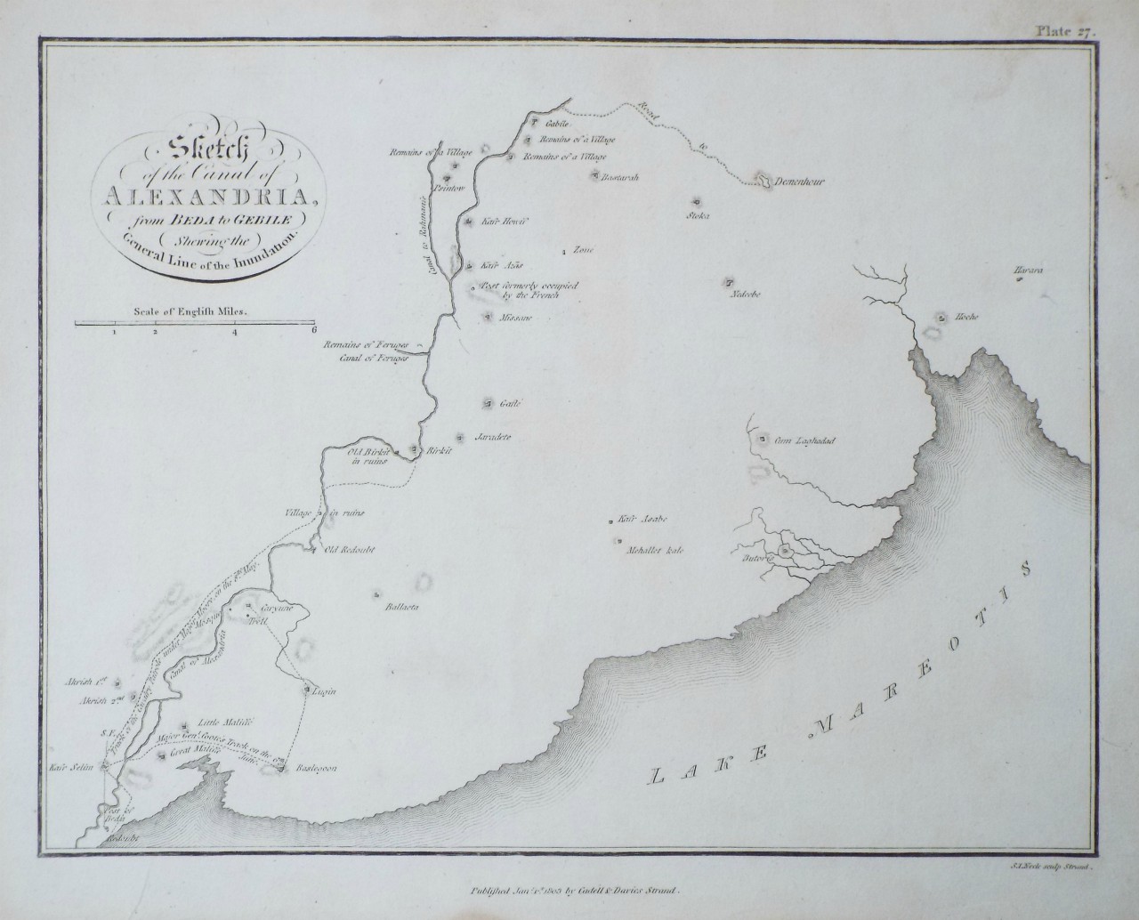Map of Canal of Alexandria