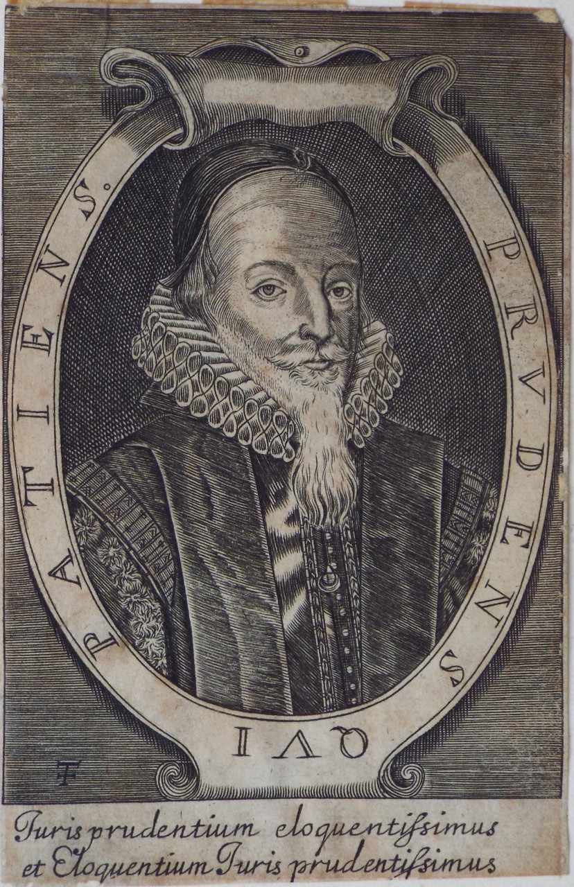 Print - Prudens Qui Patiens. Juris prudentium eloquentissimus et Eloquentium Juris prudentissimus - Cross