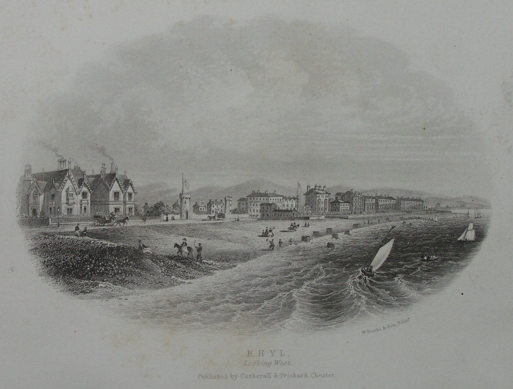 Steel Vignette - Rhyl, Looking West. - W.Banks