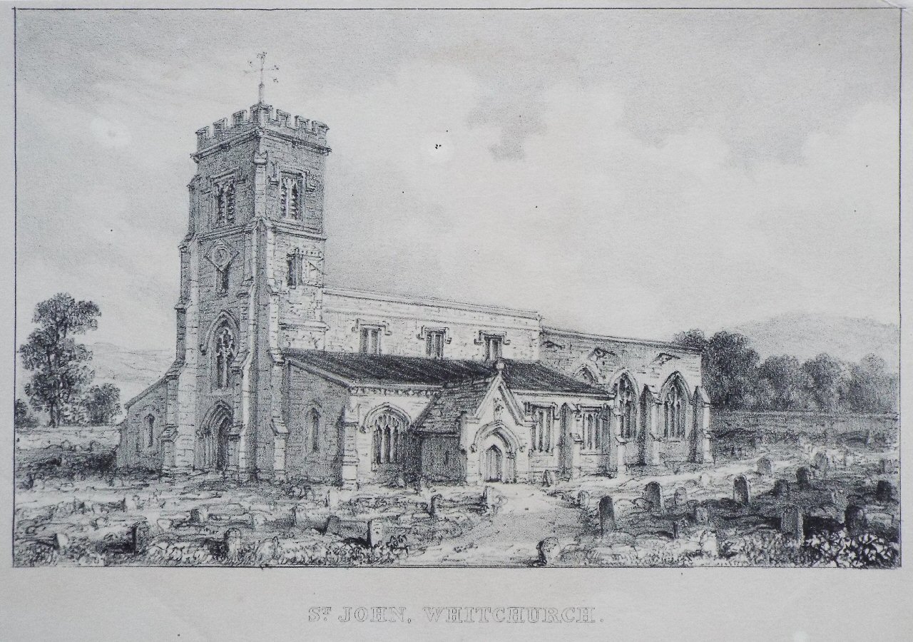Lithograph - St. John, Whitchurch.