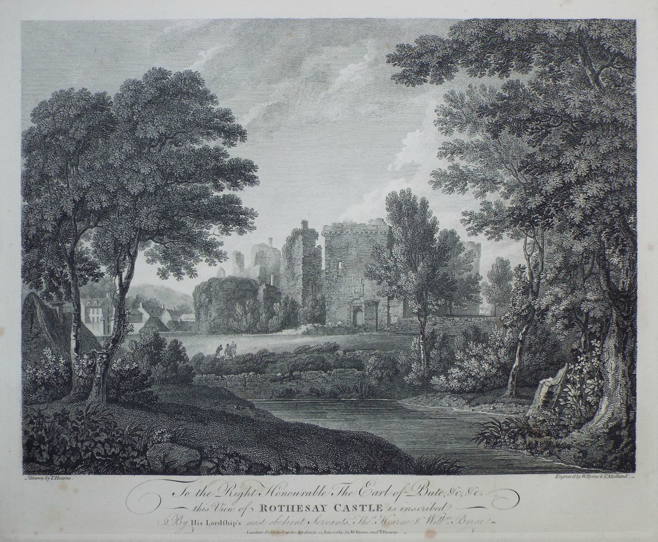 Print - Rothesay Castle - Byrne