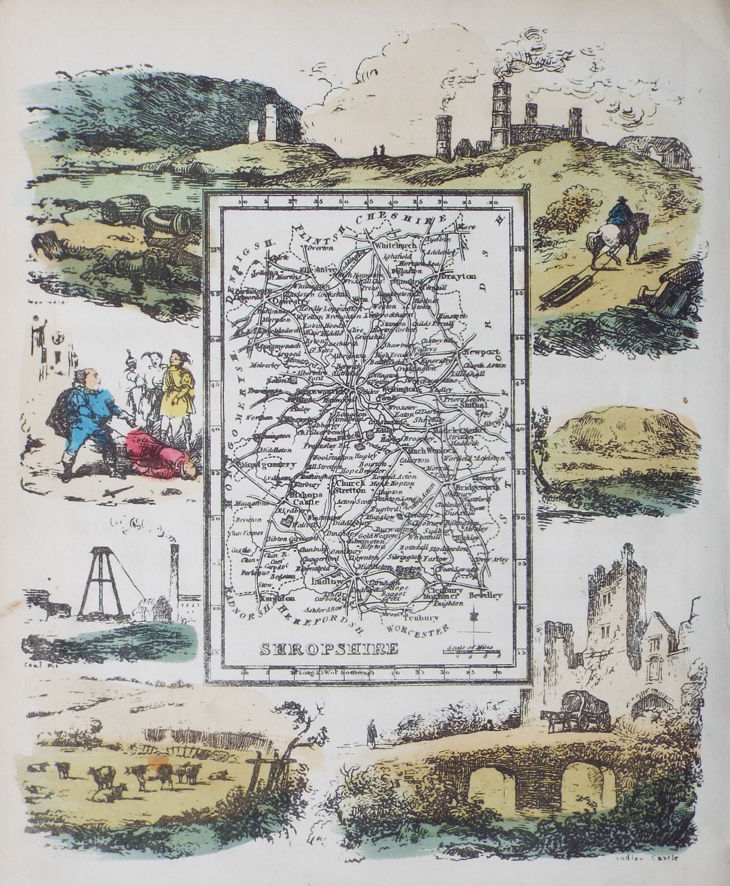 Map of Shropshire