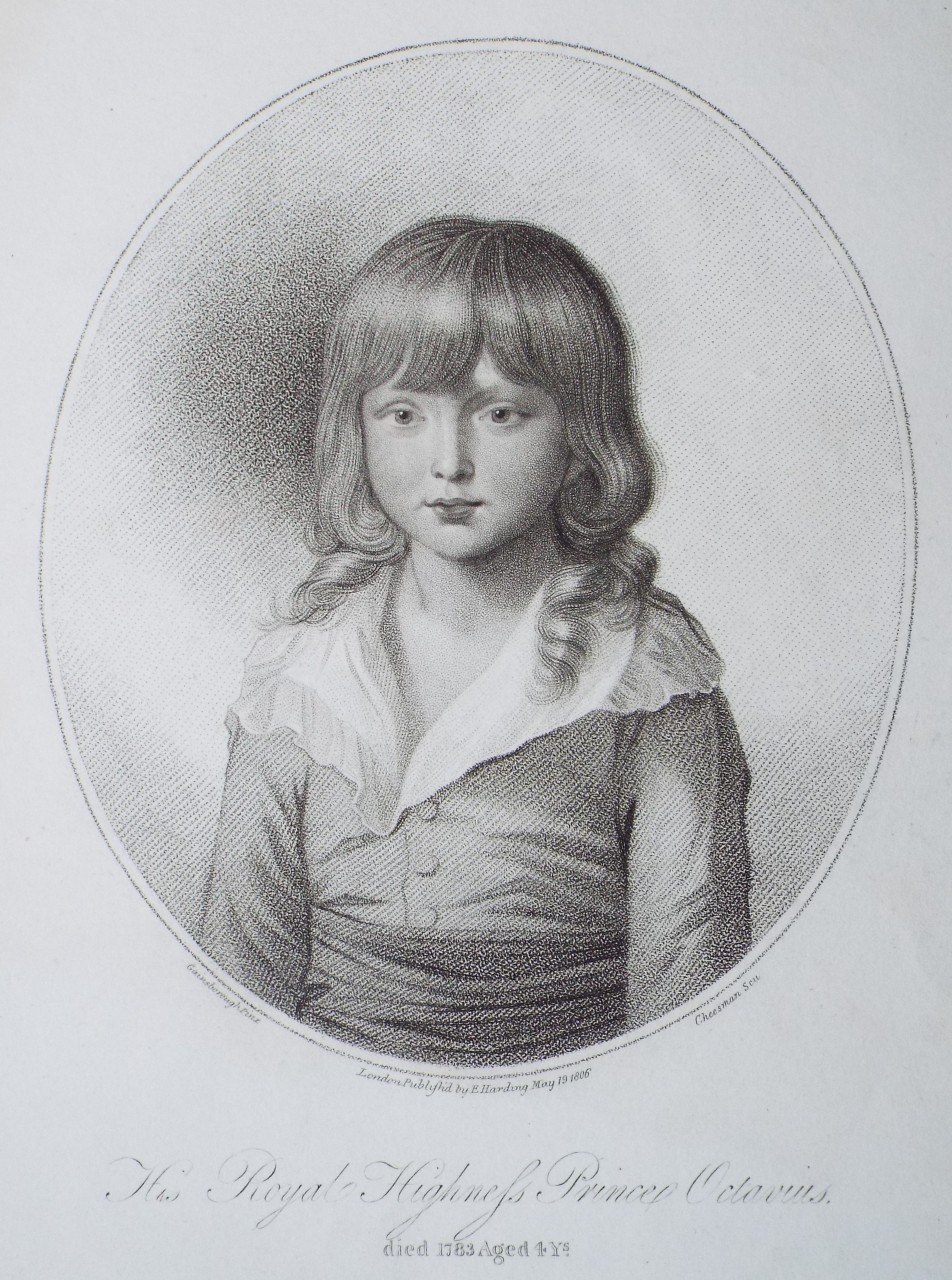 Stipple - His Royal Highness Prince Octavius. - Cheesman