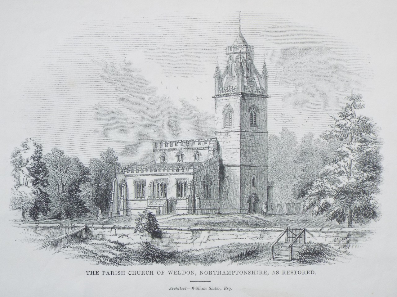 Wood - The Parish Church of Weldon, Northamptonshire, as Restored.