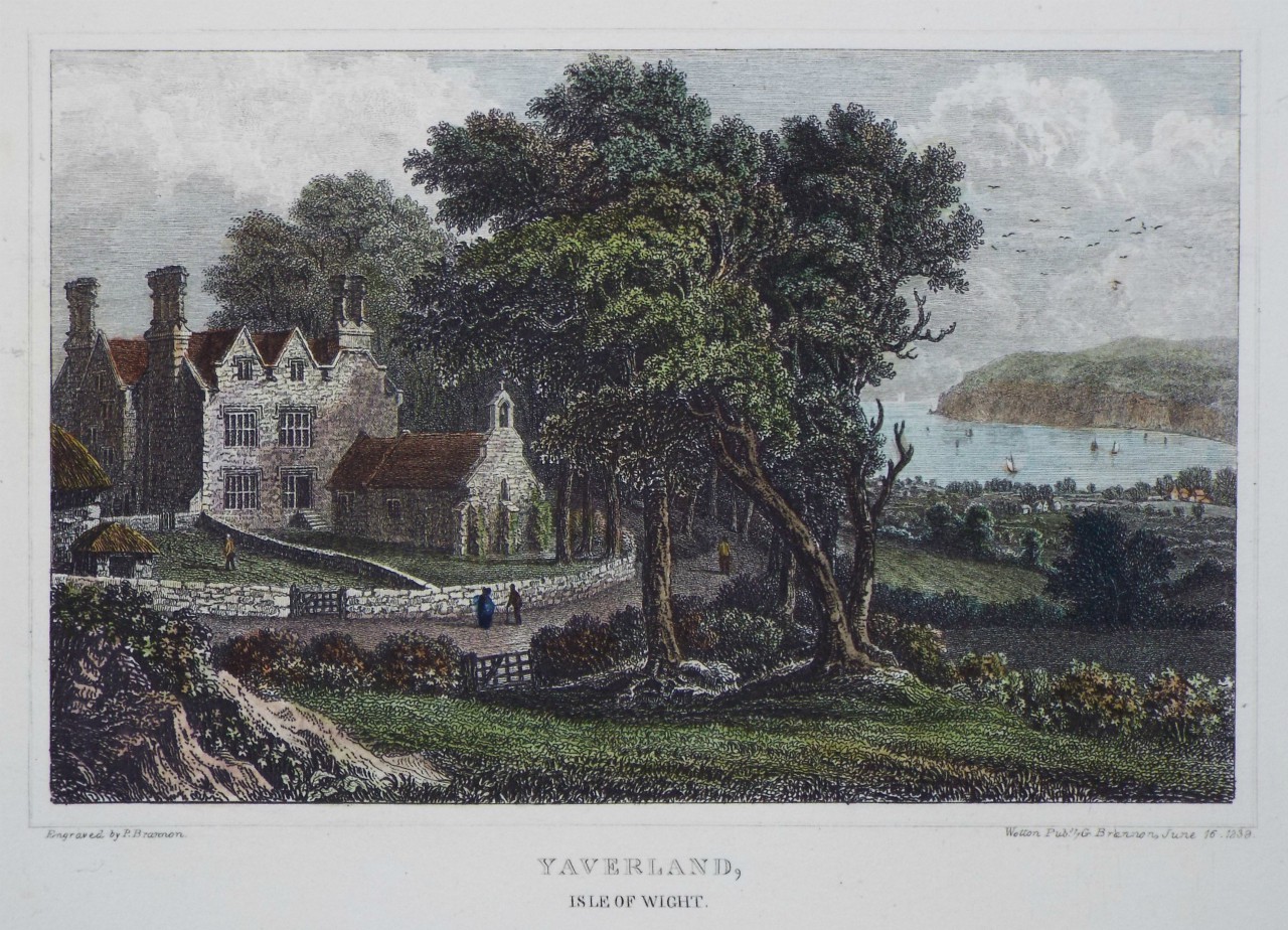 Print - Yaverland, Isle of Wight. - Brannon