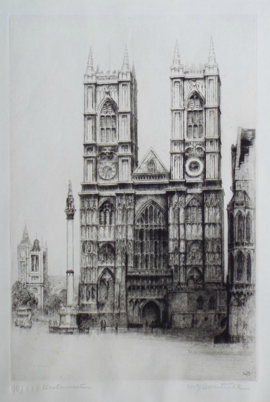 Etching - Westminster - Boutiell