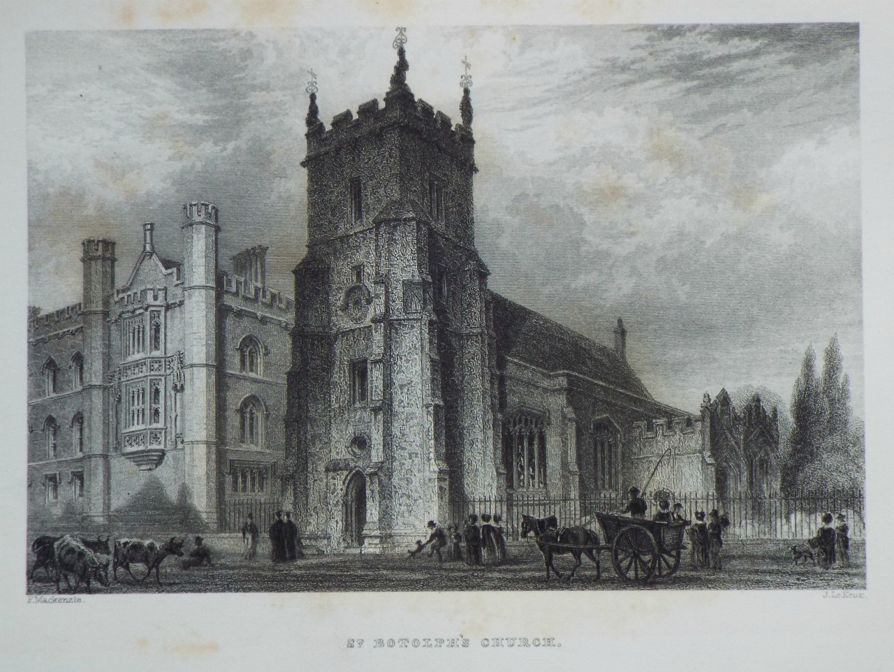 Print - St. Botolph's Church. - Le