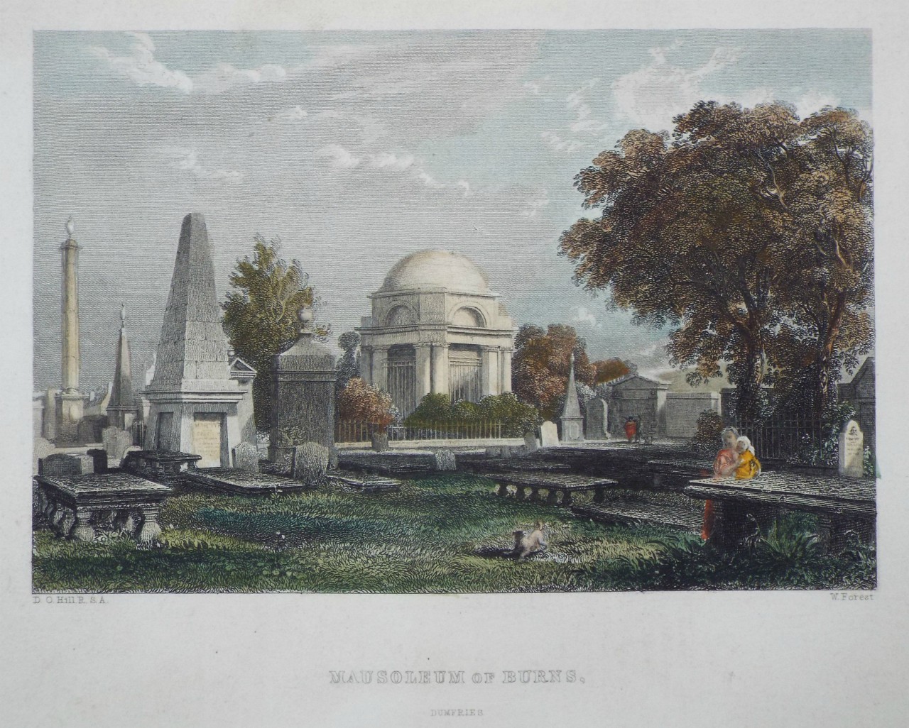 Print - Mausoleum of Burns, Dumfries - Forrest