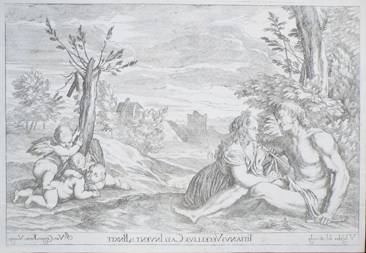 Etching - Titianus Veccelius Cad Invent Pinxit - Lefebre