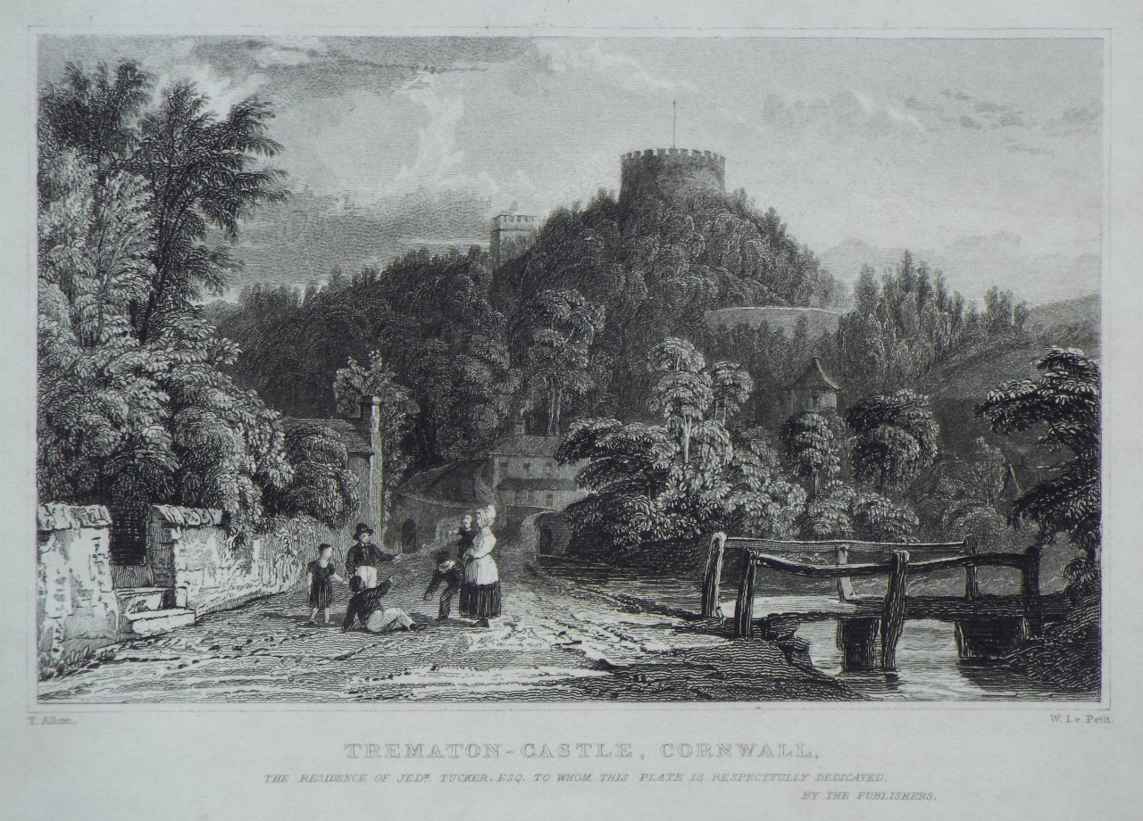 Print - Trematon-Castle, Cornwall. - Le
