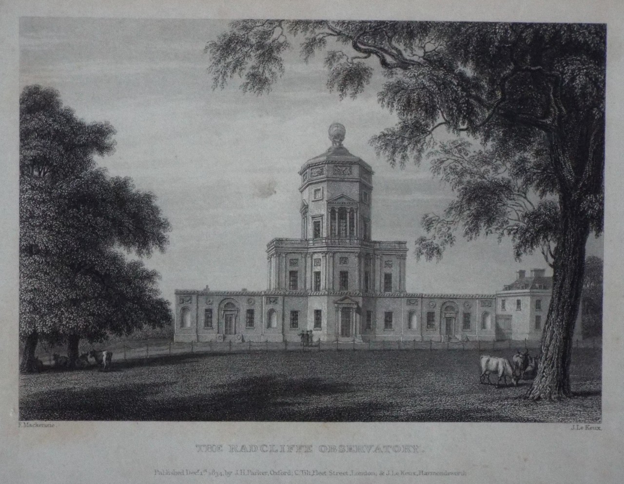 Print - The Radclife Observatory. - Le