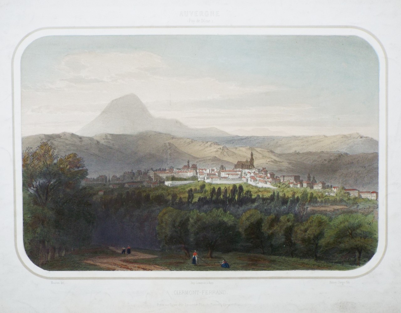 Lithograph - Clermont-Ferand. 1. - Clerget