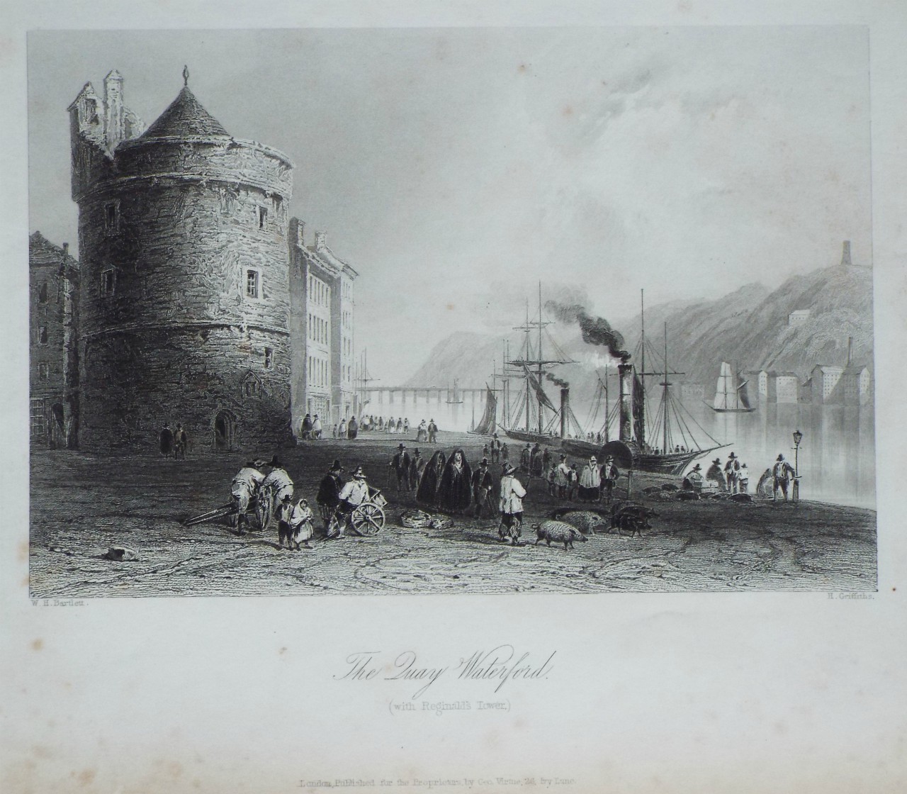 Print - The Quay, Waterford (from Reginald's Tower)