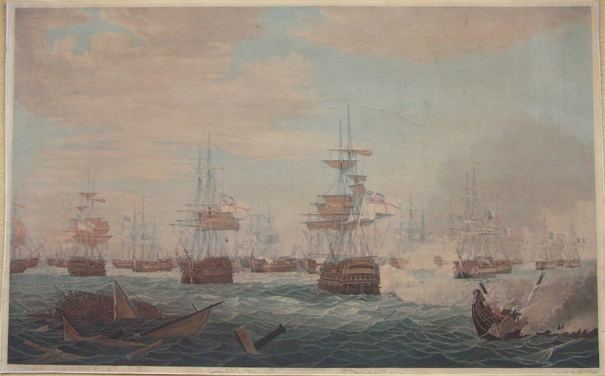 Aquatint - Battle of the Nile (2) - Hellyer