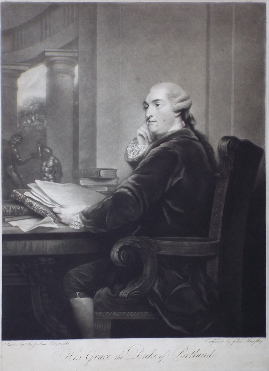 Mezzotint - His Grace the Duke of Portland. - Murphy