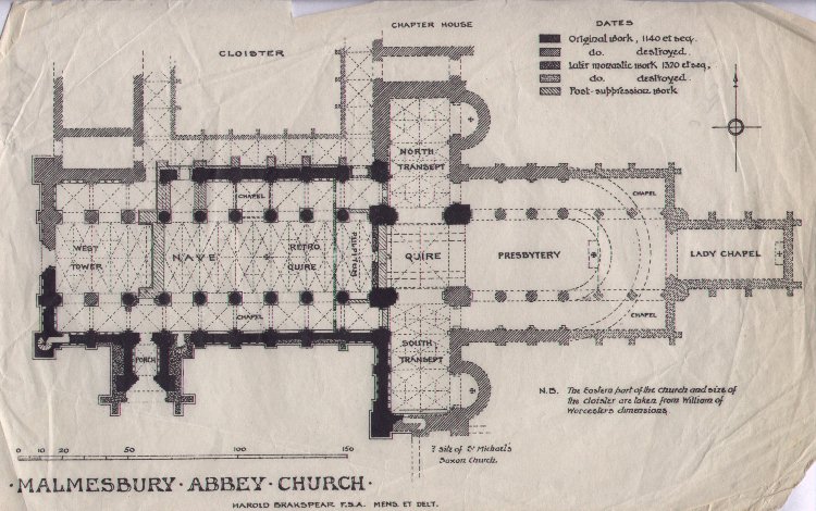 Print - Malmesbury-Abbey-Church (plan)