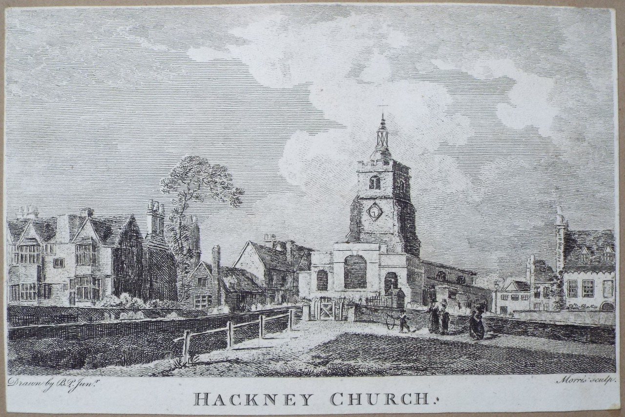 Print - Hackney Church. - Morris